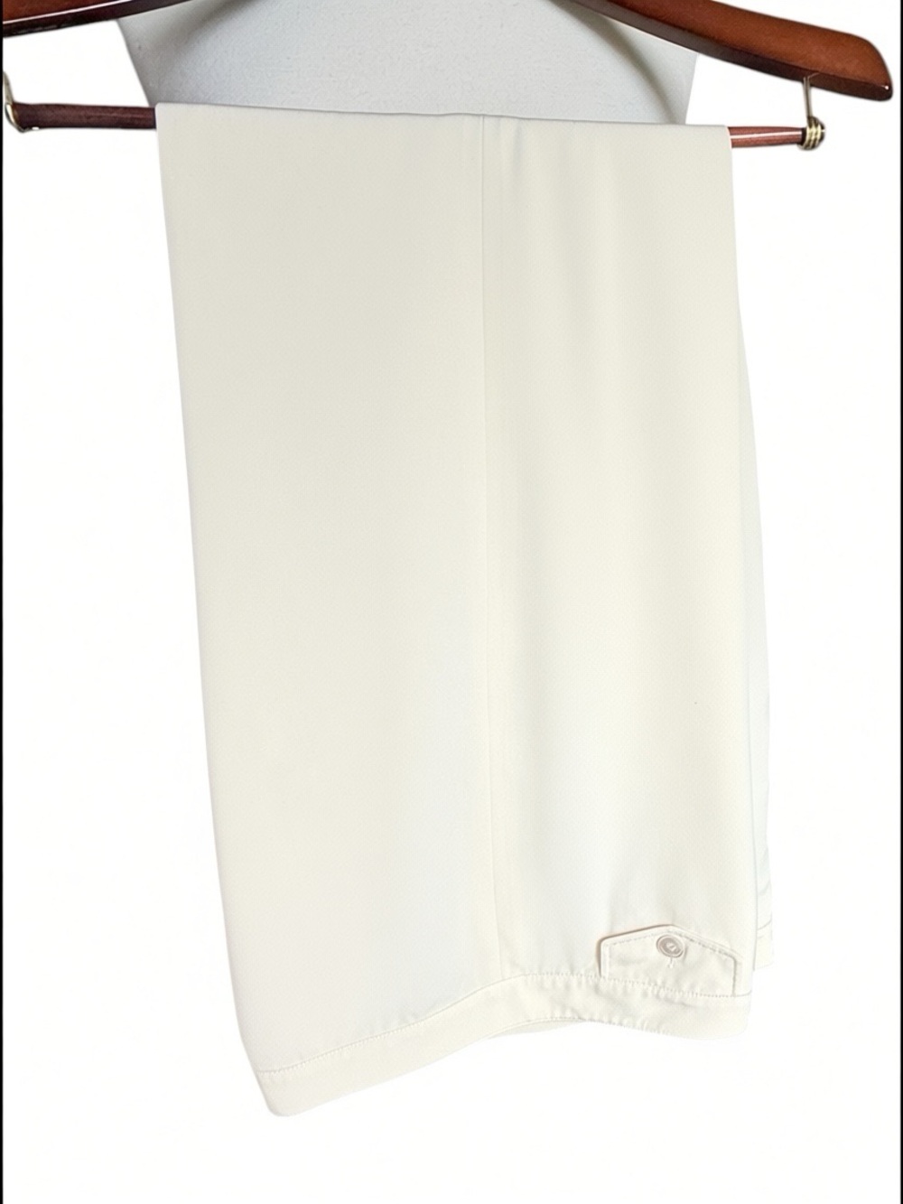 Doncaster Vintage Off-White Lined Silk Pants Trousers, 16